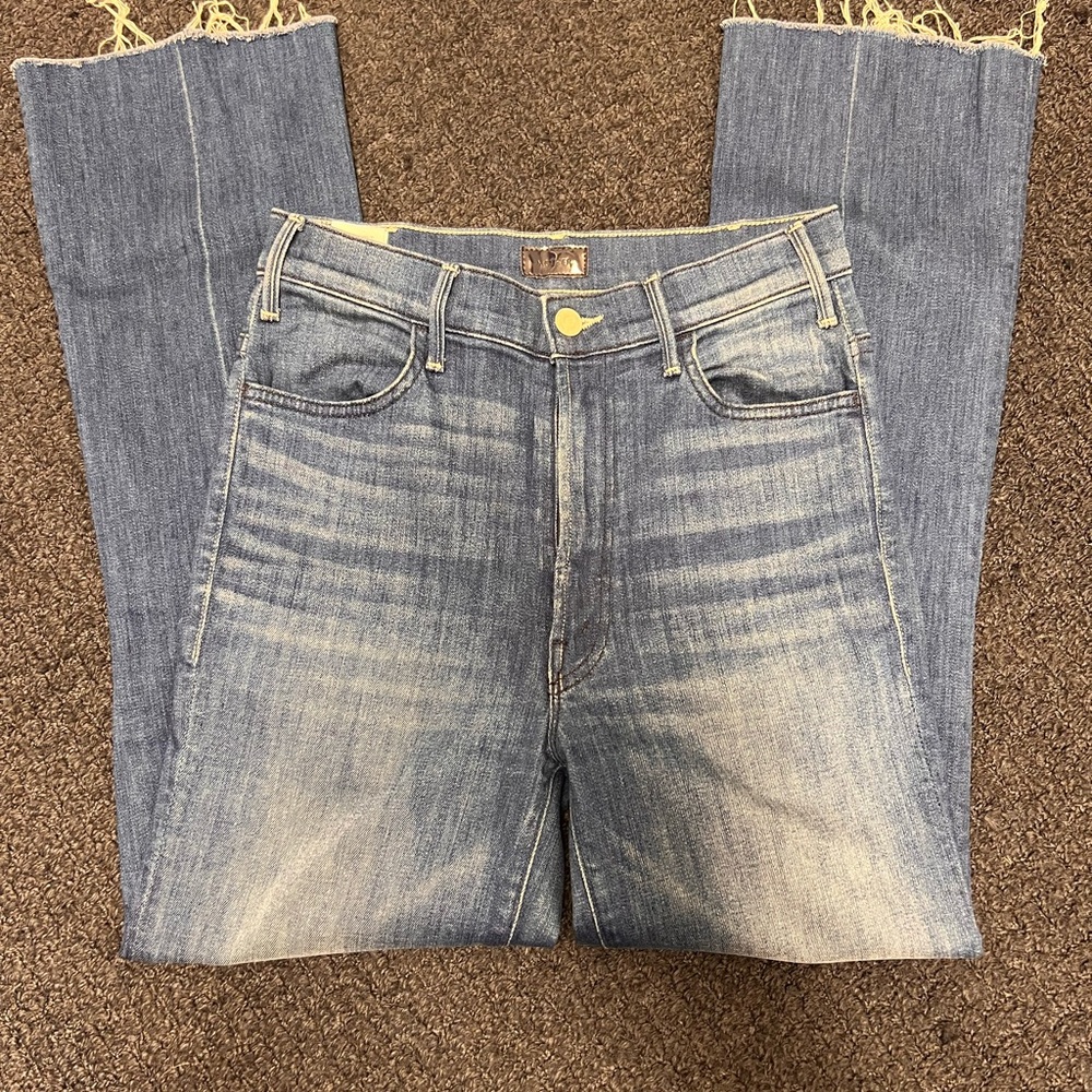 MOTHER Denim The Hustler Ankle High Rise